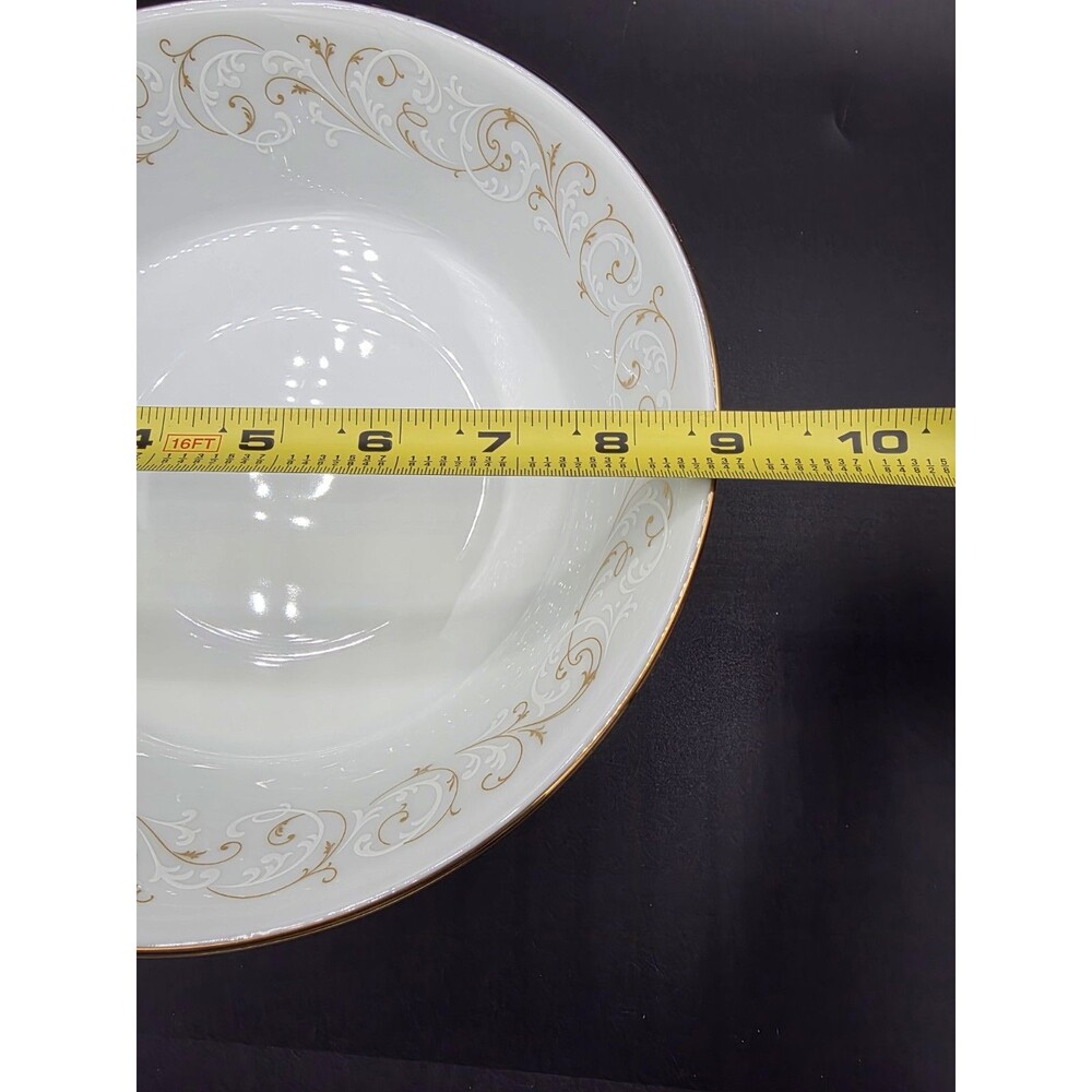Noritake Duetto 6610 8.75" Round Serving Bowl Japan Excellent Condition Vtg - Picture 4 of 7